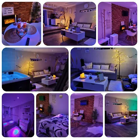 Romantique Avec Jacuzzi Privatif Escapade à Deux Couette-café 4*